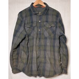 Legendary‎ Whitetails Shaket Men's Size L Plaid Flannel Thermal Lined Outerwear